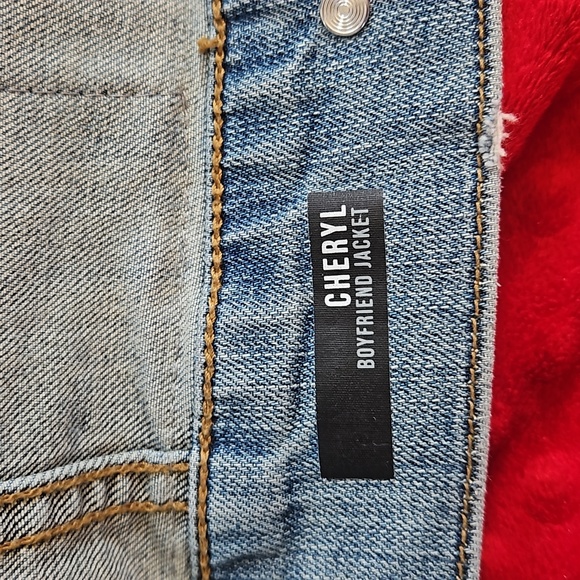 Star Wars Kylo Ren Jean Jacket KUT From the Cloth Upcycled - Picture 10 of 13